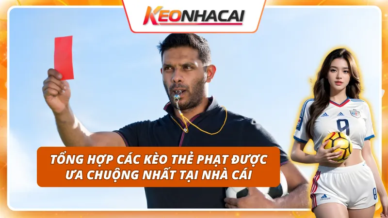 Danh sách các kèo thẻ phạt phổ biến nhất hiện nay