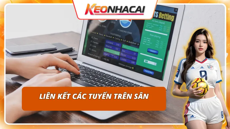 Liên kết các tuyến trên sân với MF trong bóng đá