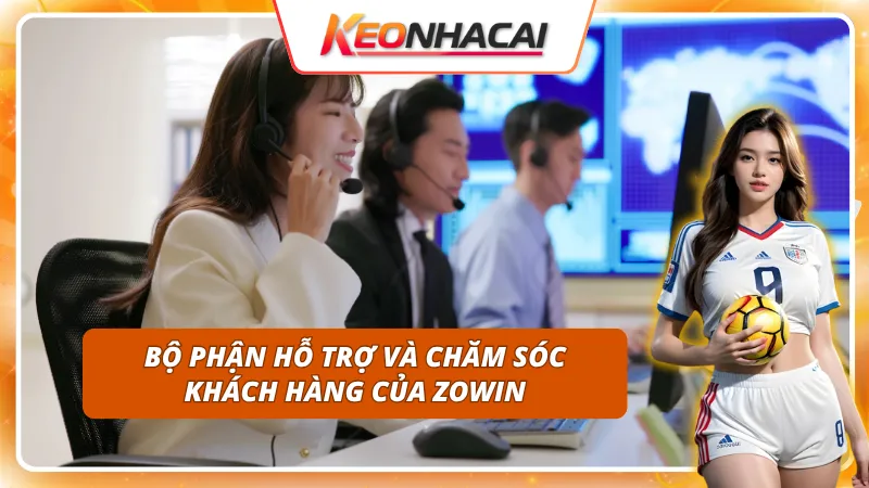 Bộ phận chăm sóc khách hàng ZOWIN chuyên nghiệp và tận tâm
